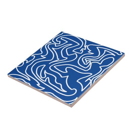 Positive Vibes Bold Abstrakt Fliese (Seite)