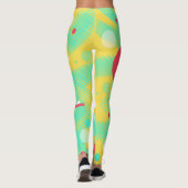 Positive Vibes Bright Colors Leggings (Rückseite)