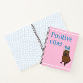 Positive Vibes Capybara Notizblock (Innenseite)