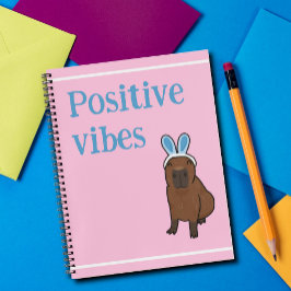 Positive Vibes Capybara Notizblock