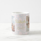 Positive Vibes fügen nur Foto personalisiert hinzu Kaffeetasse (Mittel)
