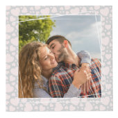 Positive Vibes fügen nur Foto personalisiert hinzu Würfel (Vorderseite)