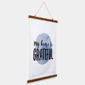 positive Vibes für Selbstakzeptanz und Selbstbewus Wandteppich Mit Holzrahmen (Gewinkelt)