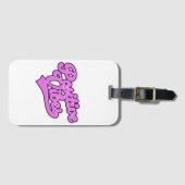 Positive Vibes Gepäckanhänger (Vorderseite (Horizontal))