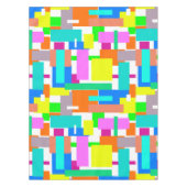 Positive Vibes Happy Colors Abstrakt Art Blocks Tischdecke (Vorderseite)