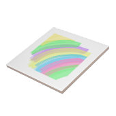 Positive Vibes Happy Pastel Colors Abstrakte Kunst Fliese (Seite)