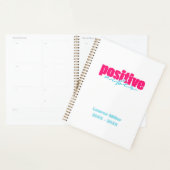 Positive Vibes Hot Pink & Türkis Mädchen-Tagesplan Planer (Anzeige)