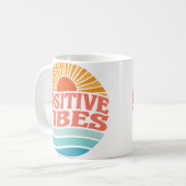 Positive Vibes Kaffeetasse (Vorderseite Links)
