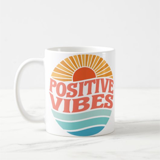 Positive Vibes Kaffeetasse (Links)