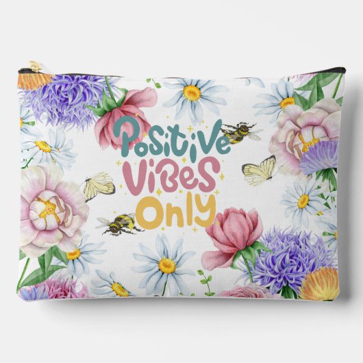 Positive Vibes Large Pouch Zubehörtasche (Vorderseite)