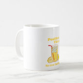 Positive Vibes Lemonade-Tasse Kaffeetasse (Vorderseite Links)