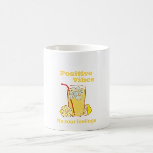 Positive Vibes Lemonade-Tasse Kaffeetasse (Mittel)