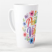 Positive Vibes Milchtasse (Linke Ecke)