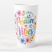 Positive Vibes Milchtasse (Vorderseite)
