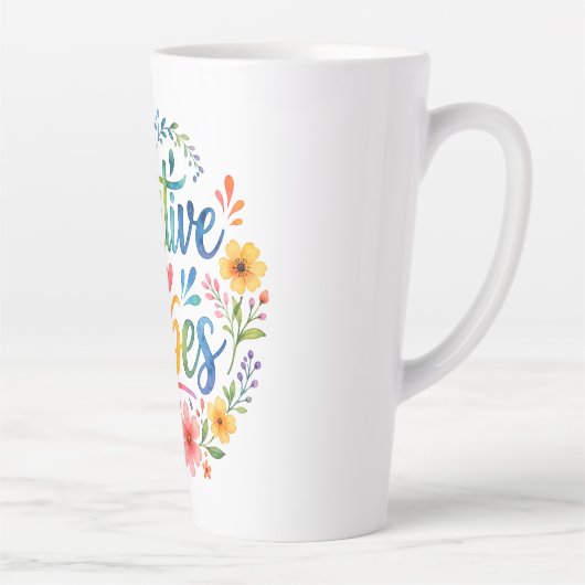 Positive Vibes Milchtasse (Rechts)