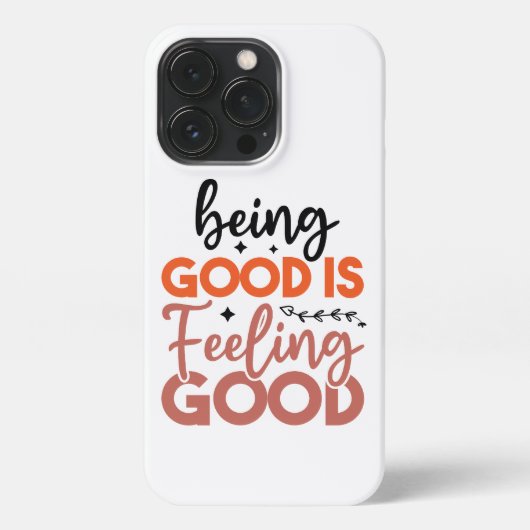 Positive Vibes | Motivierend Angebot iPhone Hülle (Rückseite)