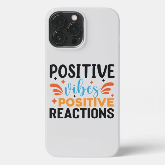 Positive Vibes | Motivierend Angebot iPhone Hülle (Rückseite)