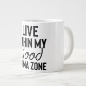 Positive Vibes | Motivierend Angebot Jumbo-Tasse (Vorderseite Rechts)