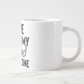 Positive Vibes | Motivierend Angebot Jumbo-Tasse (Rechts)