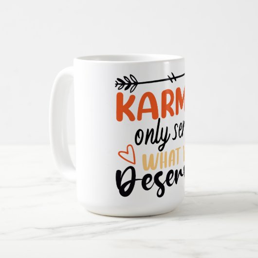 Positive Vibes | Motivierend Angebot Kaffeetasse (Vorderseite Links)