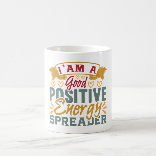 Positive Vibes | Motivierend Angebot Kaffeetasse (Mittel)