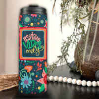 Positive Vibes nur Blume Stripe farbenfrohe Lehrer