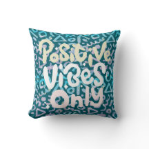 Positive Vibes nur grün geometrisch