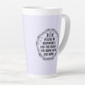 Positive Vibes nur Latte-Tasse Milchtasse (Rechte Ecke)