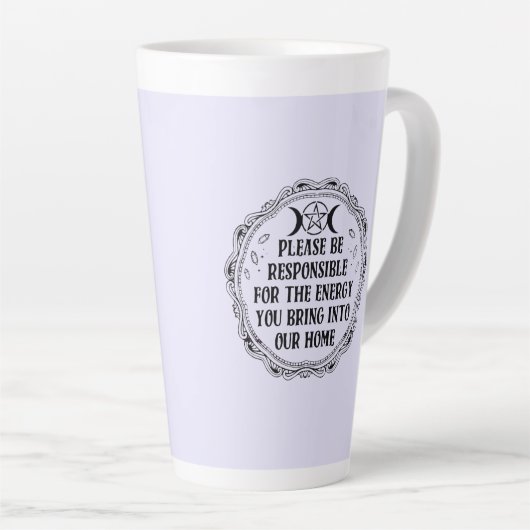 Positive Vibes nur Latte-Tasse Milchtasse (Rechte Ecke)