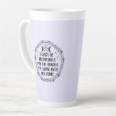 Positive Vibes nur Latte-Tasse Milchtasse (Linke Ecke)