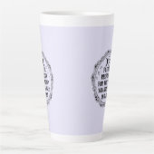 Positive Vibes nur Latte-Tasse Milchtasse (Vorderseite)