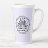 Positive Vibes nur Latte-Tasse Milchtasse (Rechts)