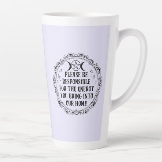 Positive Vibes nur Latte-Tasse Milchtasse (Rechts)