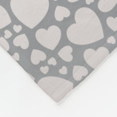 Positive Vibes nur neutrale Farbe boho Stil Fleecedecke (Ecke)