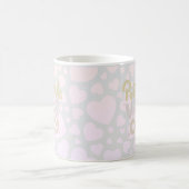 Positive Vibes nur neutrale Farbe boho Stil Kaffeetasse (Mittel)