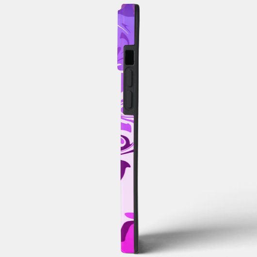 Positive Vibes Nur stilvolle Abstrakte Kunst Lila Case-Mate iPhone Hülle (Rückseite / Links)