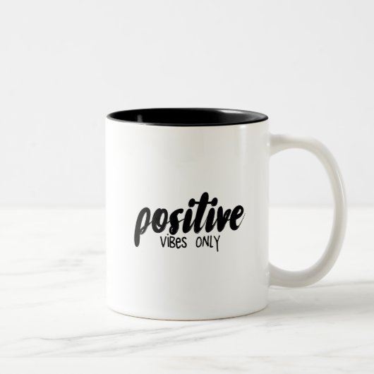 Positive Vibes-nur Tasse (Rechts)