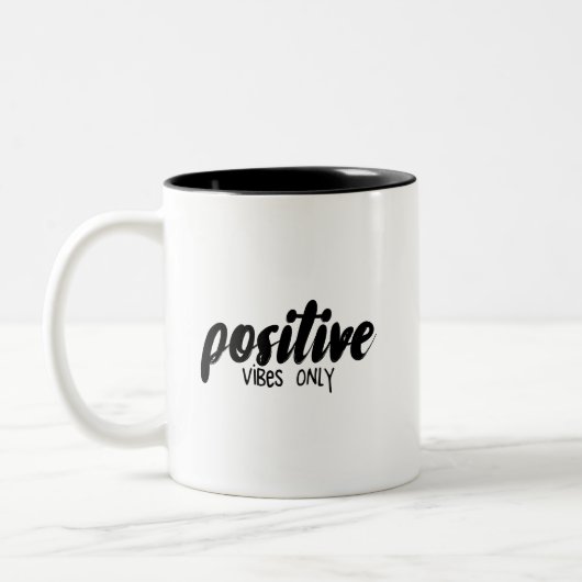 Positive Vibes-nur Tasse (Links)