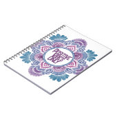 Positive Vibes only Mandala Notizblock (Linke Seite)