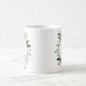 Positive Vibes Only - Moderne Grünfolien Kaffeetasse (Mittel)