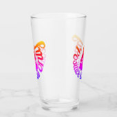 Positive Vibes only Zen Yoga Meditation Lotus Glas (Rechts)