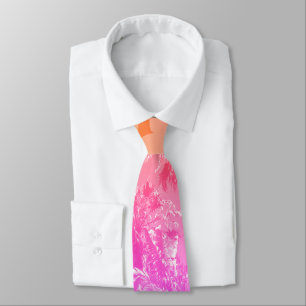 Positive Vibes Pastel Colours Palm Trees Tie Krawatte