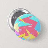 Positive Vibes Pastel Farben Abstrakt Button (Vorne & Hinten)