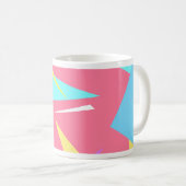 Positive Vibes Pastel Farben Abstrakt Kaffeetasse (VorderseiteRechts)