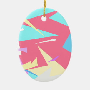 Positive Vibes Pastel Farben Abstrakt Keramik Ornament