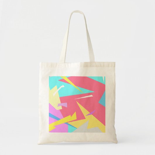 Positive Vibes Pastel Farben Abstrakt Tragetasche (Vorne)
