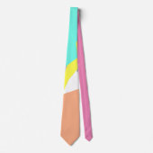 Positive Vibes Pastel Farben Abstrakte Krawatte (Vorderseite)