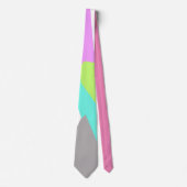 Positive Vibes Pastel Farben Abstrakte Krawatte (Vorderseite)