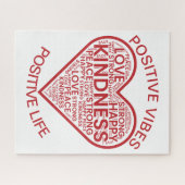 Positive Vibes Positive Leben Puzzle (Horizontal)