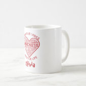 Positive Vibes Positive Life Coffee Tasse (VorderseiteRechts)